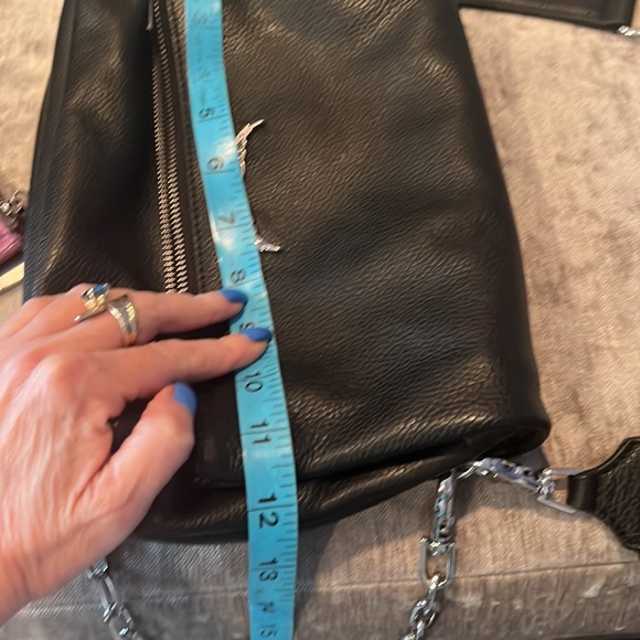 😘😘 Cool Zadig$Voltaire black crossbody bag and silver chain 😘😘 - Picture 9 of 13
